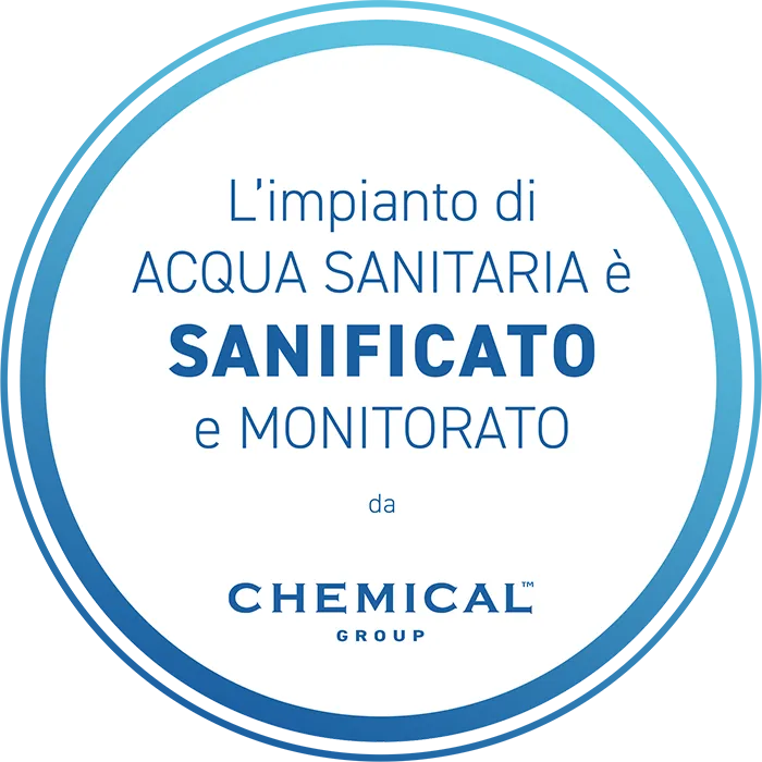 L'impianto di Acqua Sanitaria è sanificato e monitorato da Chemical Group