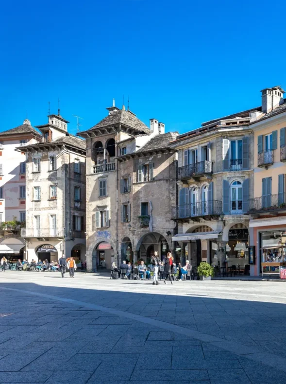 Piazza Mercato a Domodossola